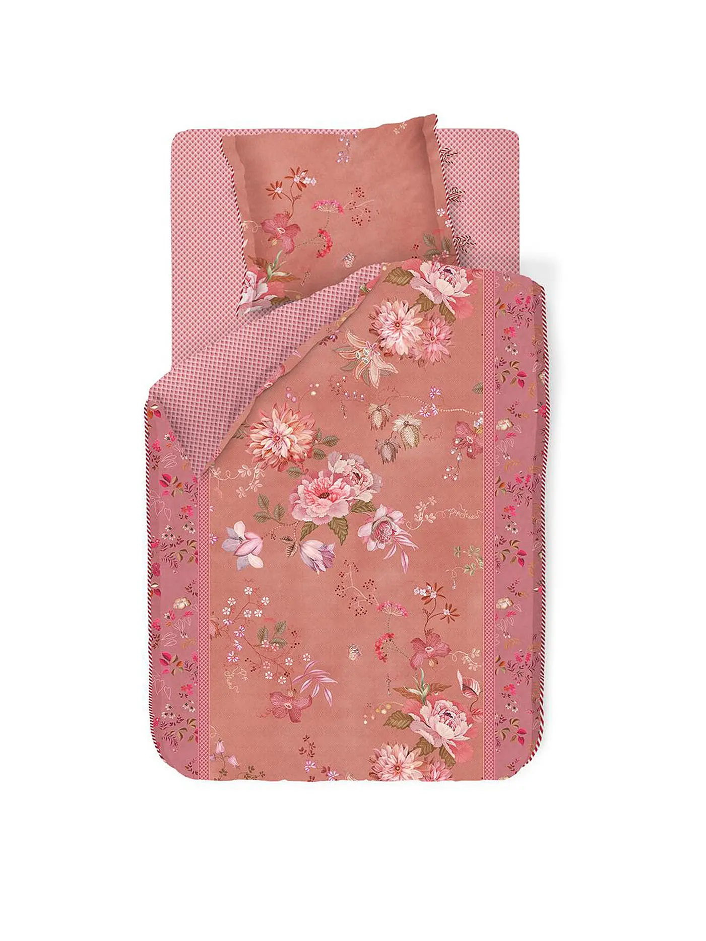 PIP STUDIO | Perkal Bettwäsche Tokyo Bouquet 70x90cm / 140x200cm Pink | 